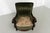Danish Carved Lounge Chair in Green Velvet, 1920s For Sale - Image 11 of 18