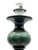 Ceramic Space Age Table Lamp with Large 3-tier Ceramic Lamp Base in Emerald Green from Kaiser Leuchten For Sale - Image 7 of 13