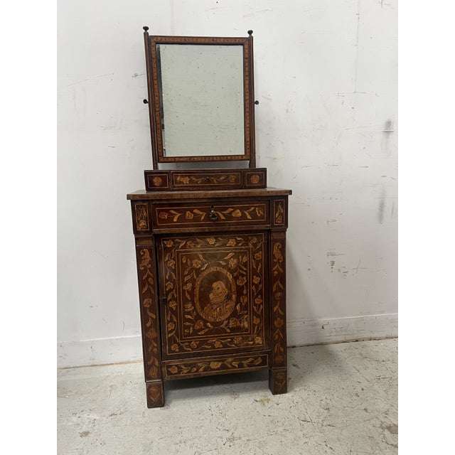 Dutch Marquetry Dressing Table, 19th Century For Sale - Image 14 of 18