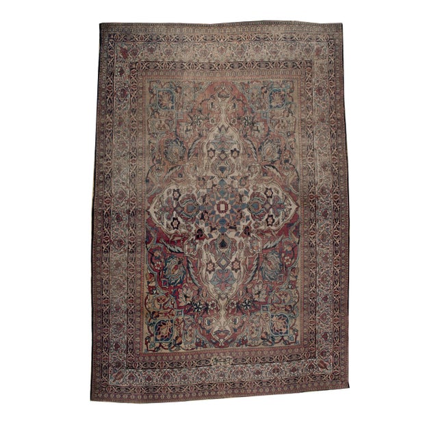 1900s Antique Persian Rug For Sale - Image 13 of 13