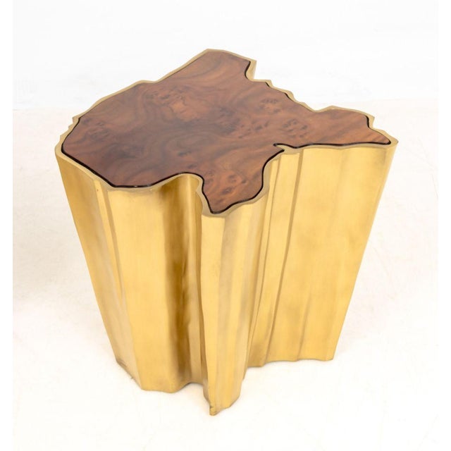 Contemporary Brabbu "Sequoia" Side Tables, Pair For Sale - Image 3 of 9