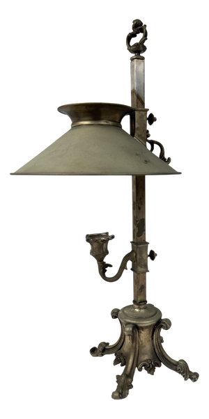 Vintage English Adjustable Table Light, 1920s