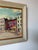 1970’s Vintage Impressionist Cityscape Street Scene Oil on Canvas Board Painting, Framed For Sale - Image 11 of 12