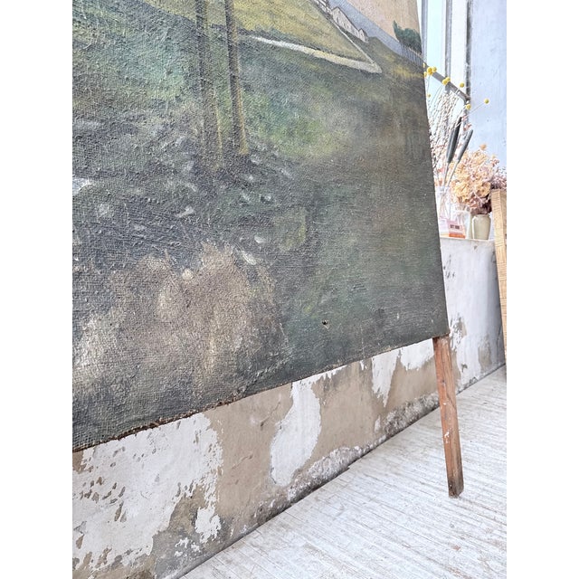 Landscape Composition, 1950, Oil Painting on Canvas For Sale - Image 18 of 18