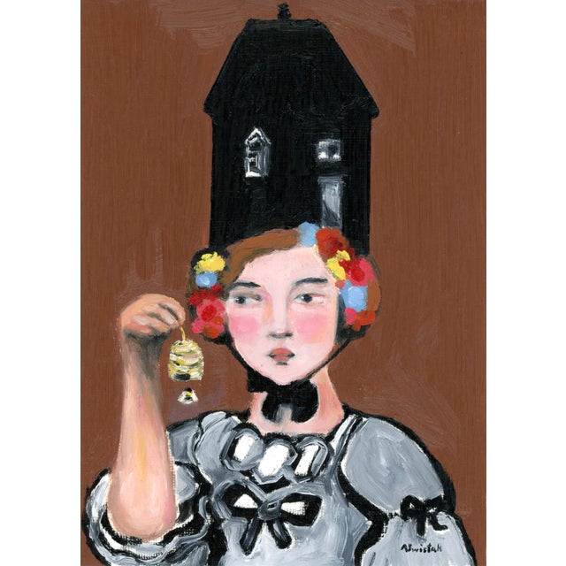Beekeepers Daughter Inseparable Iiiv Mid Century Modern Portraits by Alexandra Swistak For Sale - Image 4 of 7
