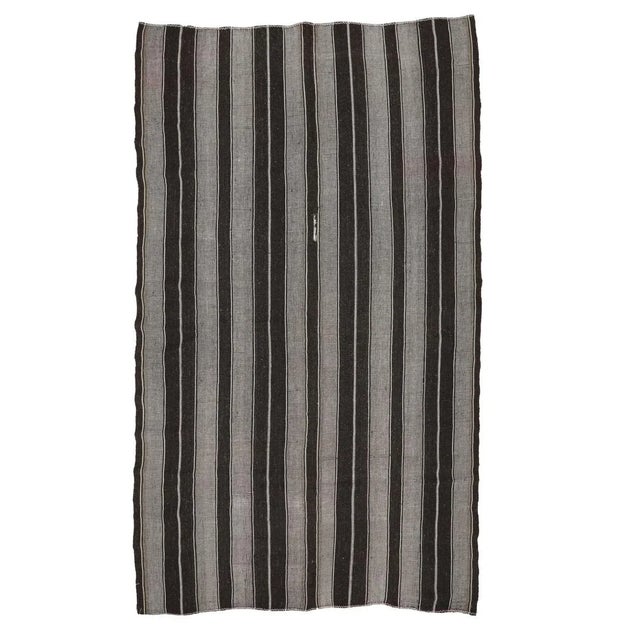 Textile Mid 20th Century Vintage Large Kilim Rug For Sale - Image 7 of 7