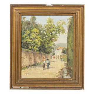 Paulo Gama, Landscape, 1963, Oil on Canvas For Sale