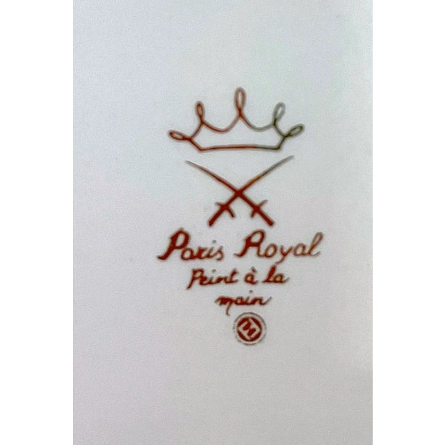 Early 20th Century Vintage Paris Royal Porcelain Floral Dish For Sale - Image 5 of 5