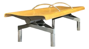Heathrow T1 Bamboo Bench