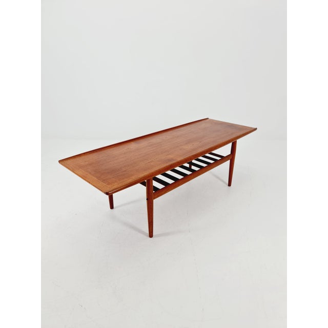 Danish Teak Coffee Table by Grete Jalk for Glostrup Møbelfabrik, 1960s For Sale - Image 13 of 18