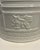 Rare! Vintage White Ceramic Foo Dog Decorated Lidded Jar Made in Italy 7.5" For Sale - Image 4 of 11