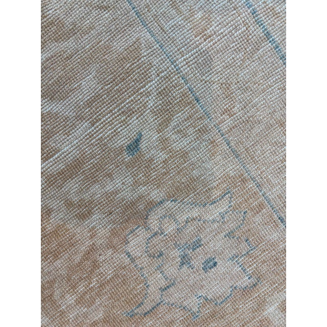 Persian 1980s Oushak , 10' X 13'10 For Sale - Image 3 of 4