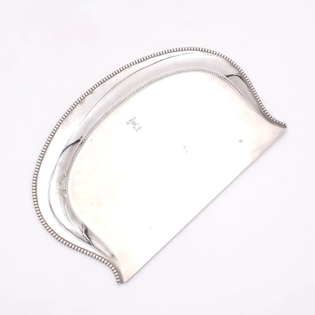 Silver Plate Crumb Tray, u.s.a. Circa 1930 For Sale - Image 4 of 11