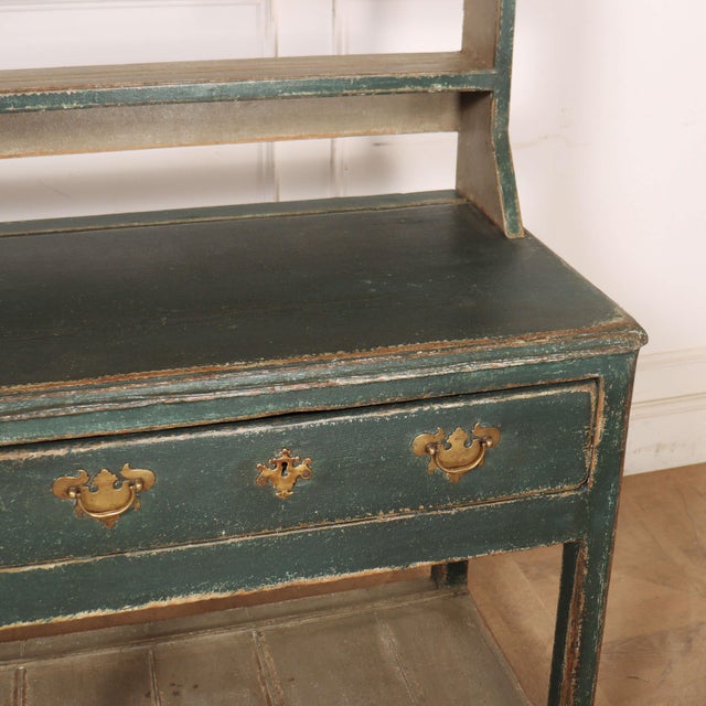 English Painted Pot Board Dresser For Sale - Image 11 of 15