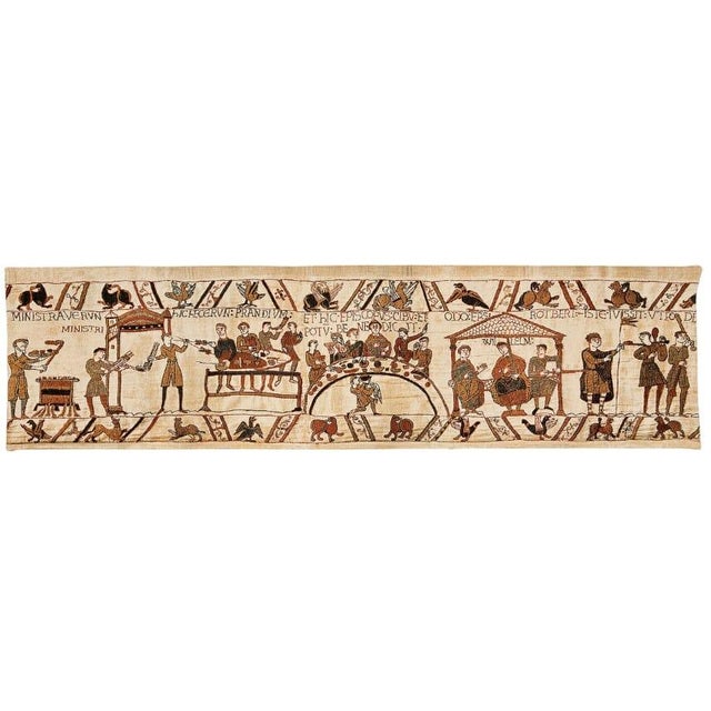 The Bayeux Tapestry is a unique historical record, relating the events leading up to the Norman invasion of England, and...