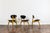 Black Dining Chairs by Juliusz Kędziorek, 1960s, Set of 3 For Sale - Image 12 of 14