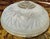 Vintage Frosted Glass Flush Mount Ceiling Light Shade With Prismatic Center – Etched Botanical Motif, 10” For Sale - Image 14 of 14