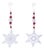 Snowflake Drop Ornaments (Set of 6) For Sale