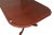 1950s Chippendale Style 2 Leaf Mahogany Dining Table For Sale - Image 4 of 4