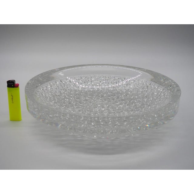 Norwegian Crystal Bowl for Hadeland Norway, 1980s For Sale - Image 3 of 8