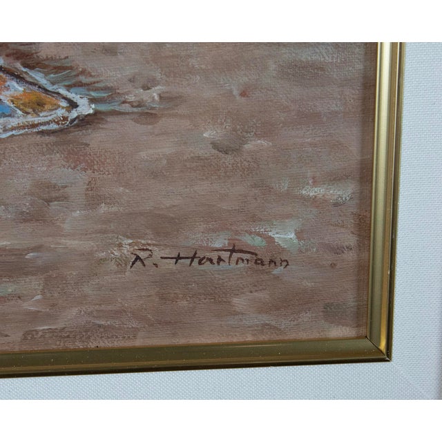 Mid 20th Century R Hartmann - Oil on Canvas For Sale - Image 4 of 4