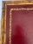 Wood 19Th. C. Tortoiseshell Bamboo Table With Red Tooled Leather Top For Sale - Image 7 of 11