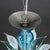 Mid-Century Murano With Tricolor Underside Roundel: Teal, Aubergine, Chartreuse in the Manner of Barovier For Sale - Image 13 of 18