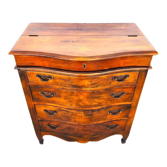 Theodore Alexander Chest of Drawers With Pop Out Desk For Sale