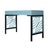 Swirl Writing Desk - Pool Blue For Sale In West Palm - Image 6 of 9