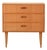Small Scandinavian Oak Chest of Drawers, 1960s For Sale