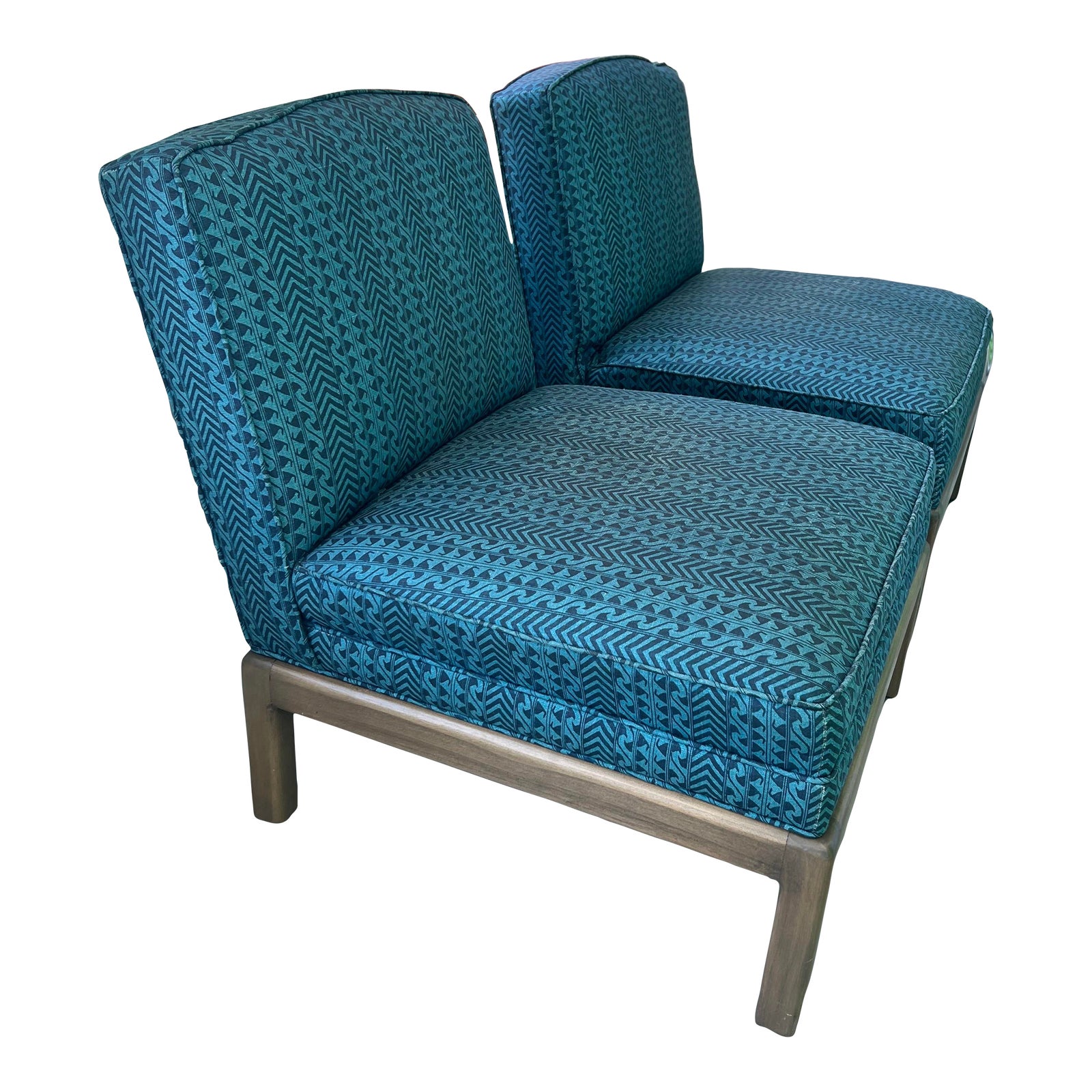 Mid 20th Century MidCentury Armless Chairs Set of 2 Chairish