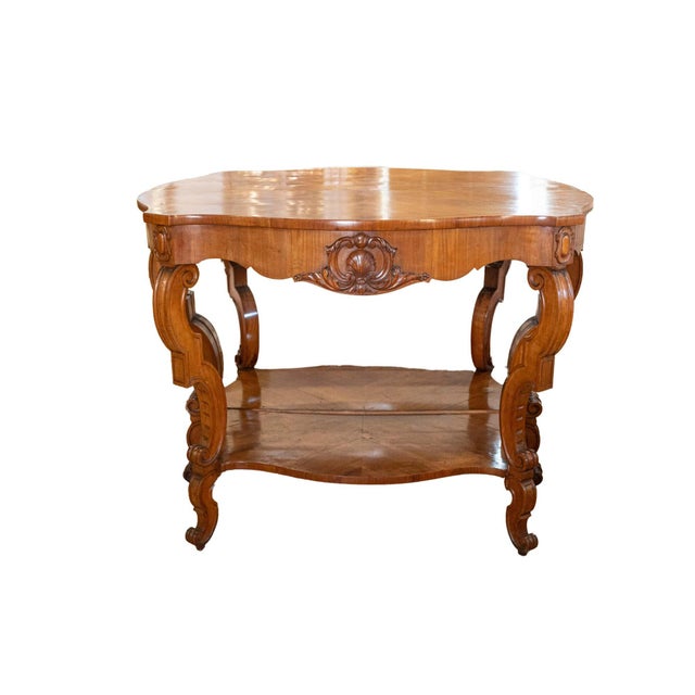 19th Century Pair of Italian Louis Philippe Consoles Circa 1860 For Sale - Image 10 of 16