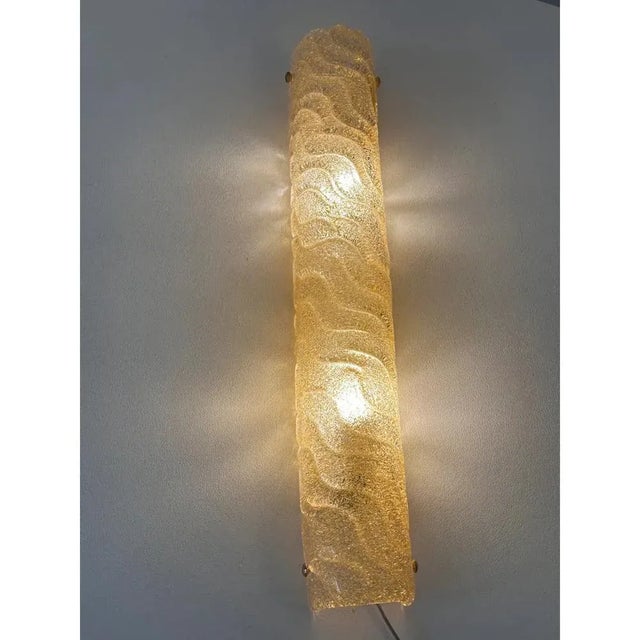 Early 21st Century Venetian Gold Graniglia Murano Glass Wall Sconces by Simoeng, Set of 4 For Sale - Image 5 of 14