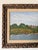 Impressionist Vintage Impressionist River Landscape Oil Painting on Canvas - Framed For Sale - Image 3 of 11