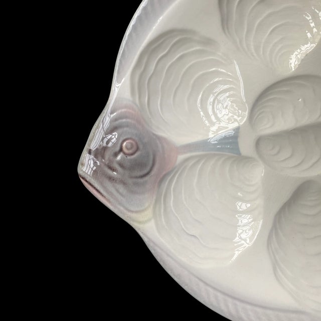 German Earthenware Fish Service from Wächtersbach, Set of 38 For Sale - Image 13 of 18