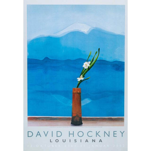 Mont Fuji and Flowers Poster after David Hockney For Sale - Image 6 of 6