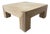 Travertine Coffee Table – Square Stone Living Room Table For Sale