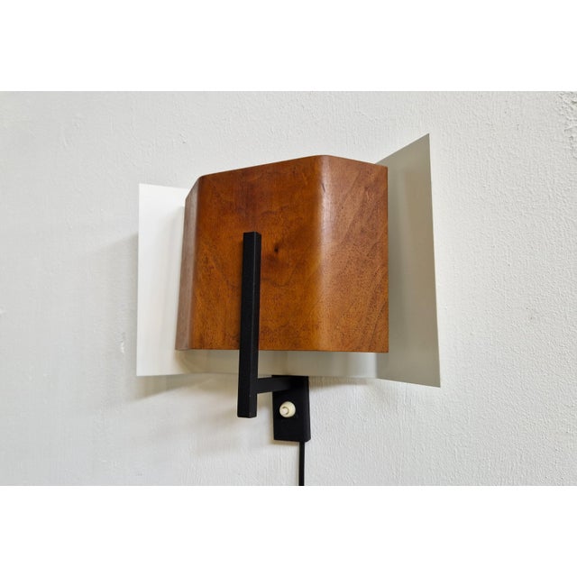 Mid-Century Modern NX 121 Wall Light by Louis Kalff for Philips, 1960s For Sale - Image 3 of 13