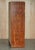 Vintage Military Campaign Burr Walnut Wardrobe with Internal Shelves For Sale - Image 10 of 18