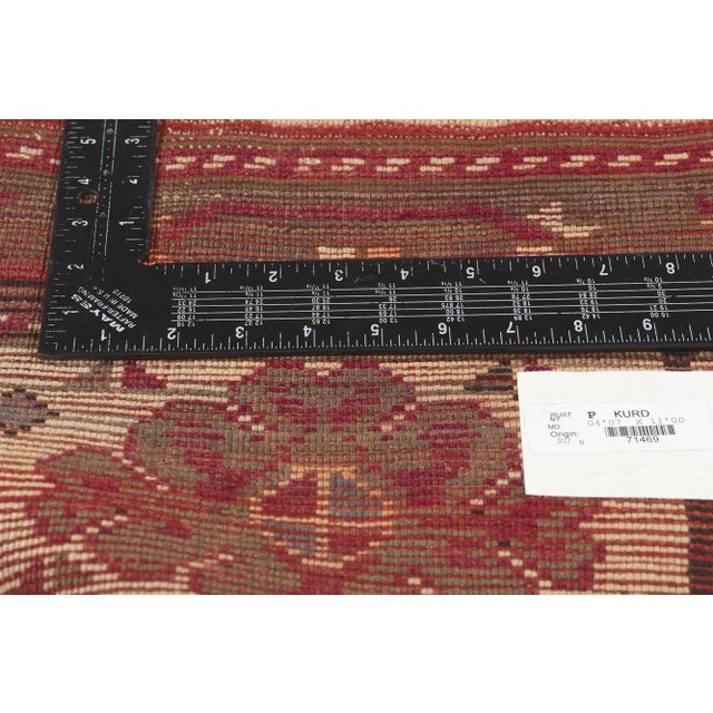 Early 20th Century Antique Caucasian Tribal Kurdish Rug 04'07 X 11'00 For Sale In Dallas - Image 6 of 9
