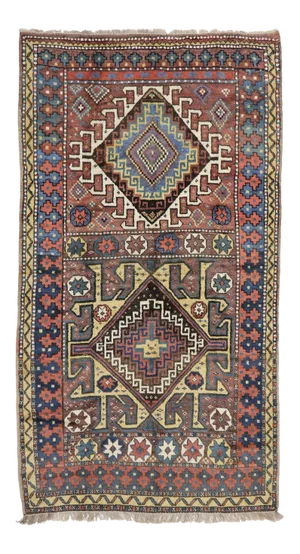 Antique Azerbaijan Rug - 05'00 X 09'03