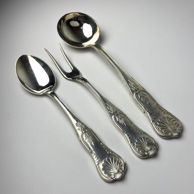 Vintage Silver Cutlery Set, Italy, 1960s, Set of 51 For Sale - Image 7 of 14