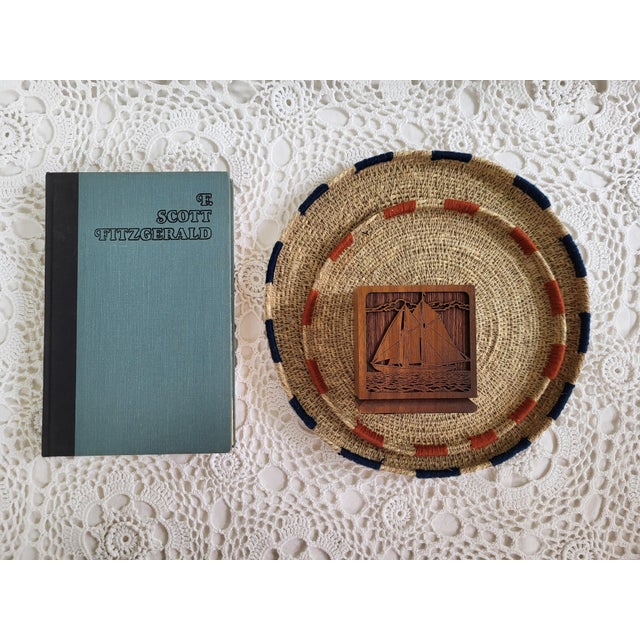 A pair of wooden engraved sailboat office organizers, the perfect size to hold a few special pencils or pens. They would...