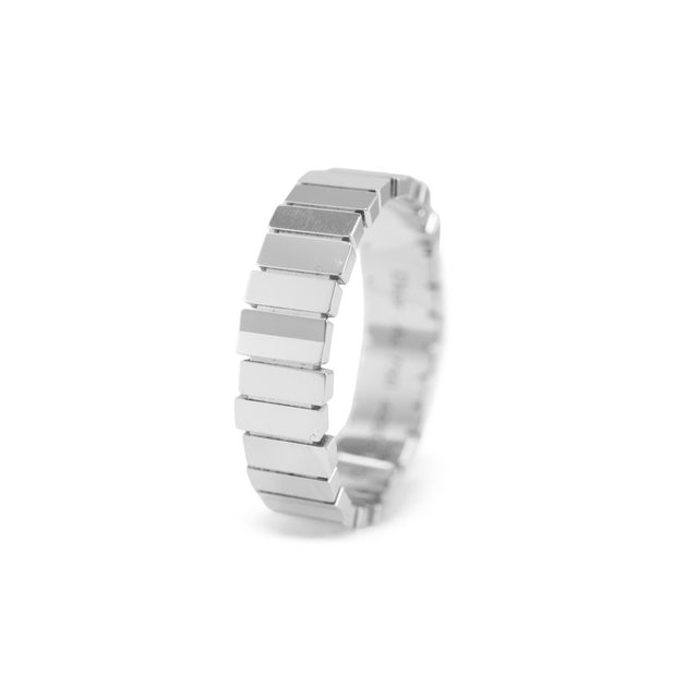 Christian Dior Men’s Christian Dior Gem Collection 18k White Gold Band Ring, Size 10 For Sale - Image 4 of 8