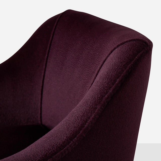 Purple 1930s Lounge Chairs Attributed to Gio Ponti for Casa e Giardino - A Pair For Sale - Image 8 of 12