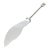 Vintage Italian Handmade Genuine Silver Butter Knife With Flower Design For Sale