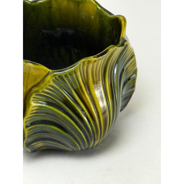 Ceramic Shell Jardiniere by Christopher Dresser for Ault, 1890 For Sale - Image 3 of 10
