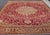 Red Large Antique Agra Carpet With Floral Design in Tones of Red and Taupe For Sale - Image 8 of 17