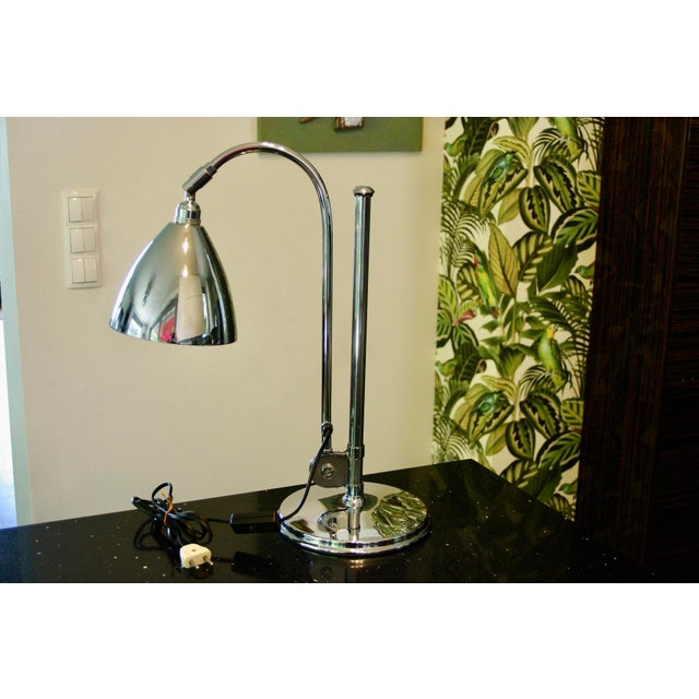 BL1 Table Lamp in Chrome-Plated Metal by Robert Dudley, 1980 For Sale - Image 9 of 9