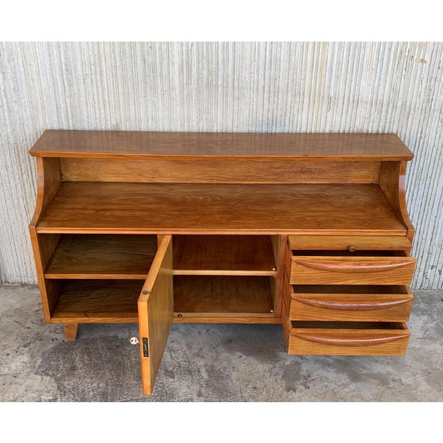 Mid-Century Modern Danish Teak Pair of Large Nightstands, Sideboard or Lowboy For Sale - Image 11 of 18